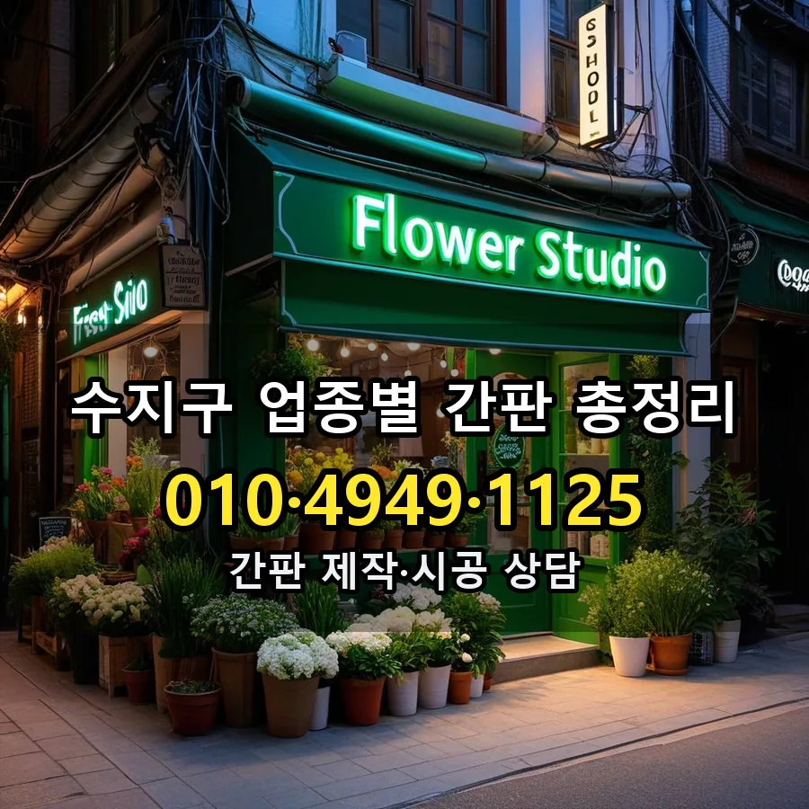 업종별 간판 총정리 설치 현장